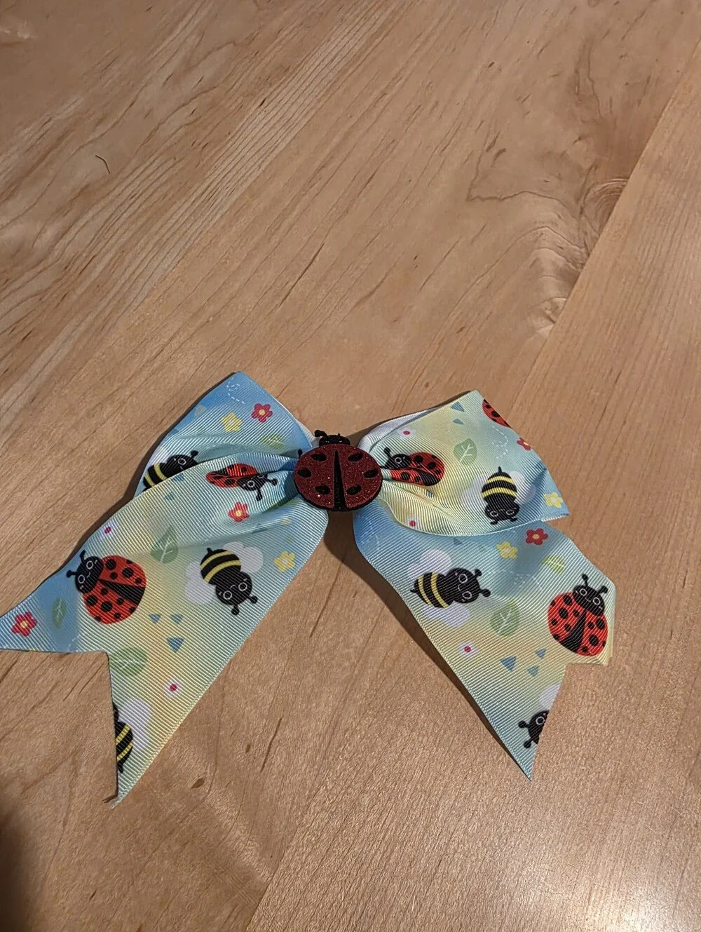 Ladybug Bow Clip